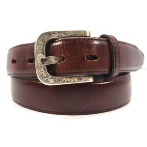 Aimee Lynn Genuine‎ Leather Belt Sz 32 Brown